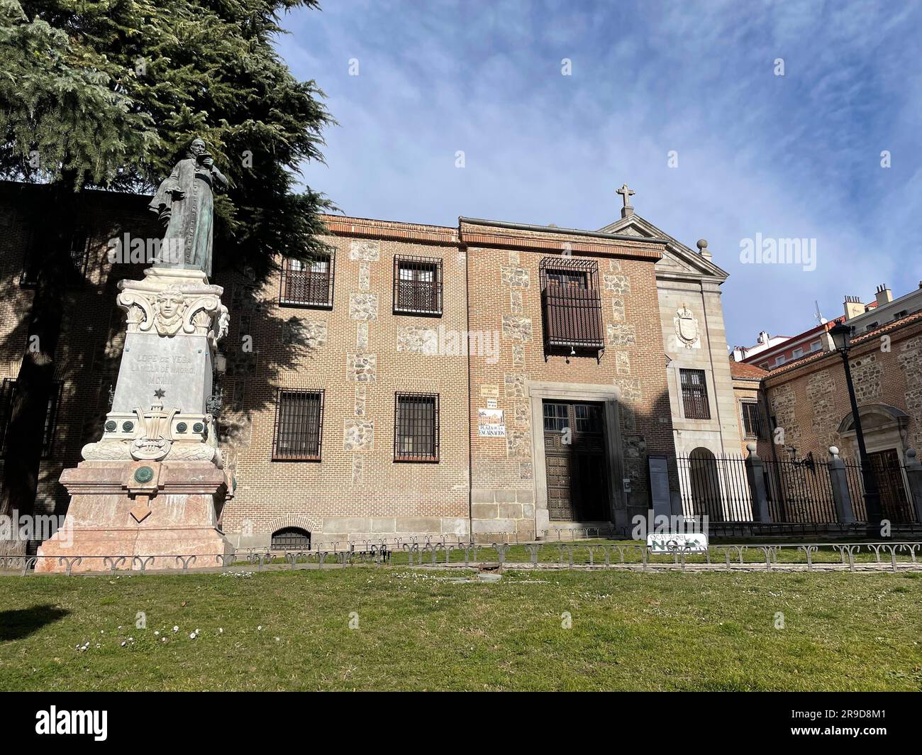 Madrid, Spain - FEB 16, 2022: Real Monasterio de la Encarnacion, Royal Monastery of the Incarnation is a convent of the order of Recollet Augustines i Stock Photo