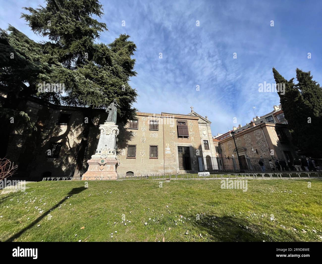 Madrid, Spain - FEB 16, 2022: Real Monasterio de la Encarnacion, Royal Monastery of the Incarnation is a convent of the order of Recollet Augustines i Stock Photo