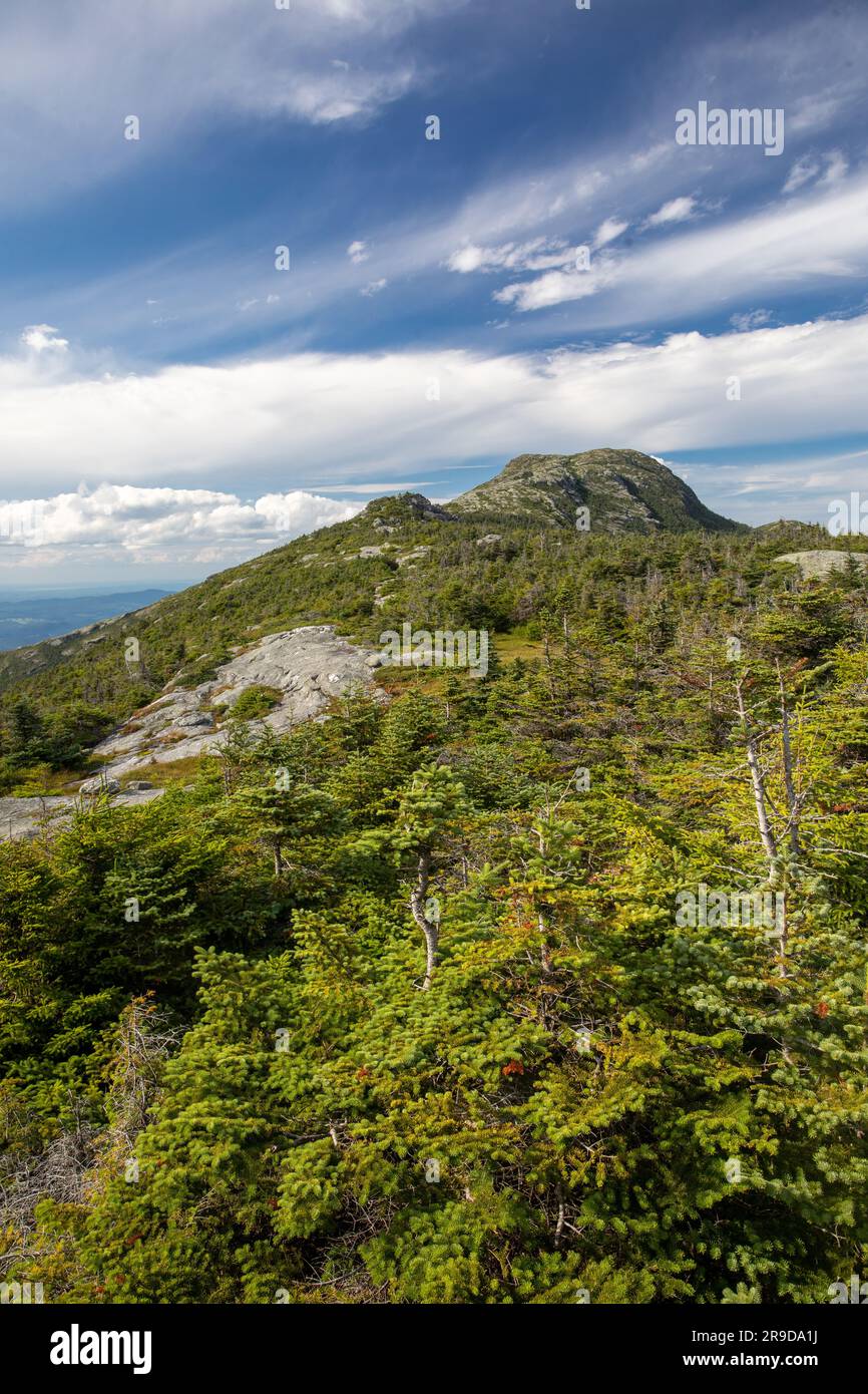 Stowe (Mt. Mansfield), Lamoille County, VT, USA Stock Photo