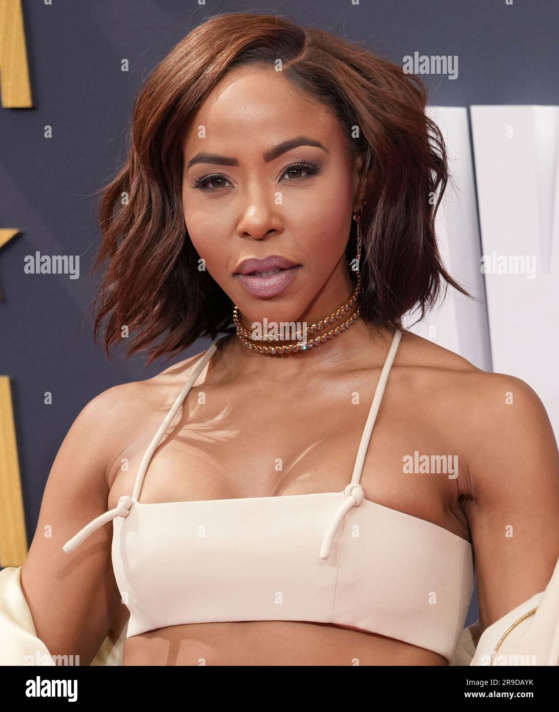 KJ Smith arrives at the 2023 BET Awards held at the Microsoft Theater