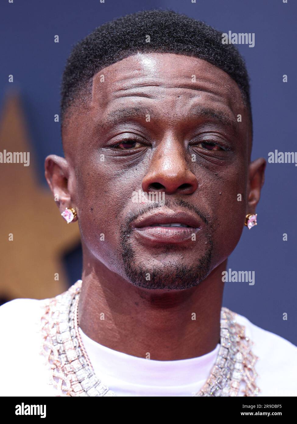 LOS ANGELES, CALIFORNIA, USA JUNE 25 Boosie Badazz arrives at the BET Awards 2023 held at