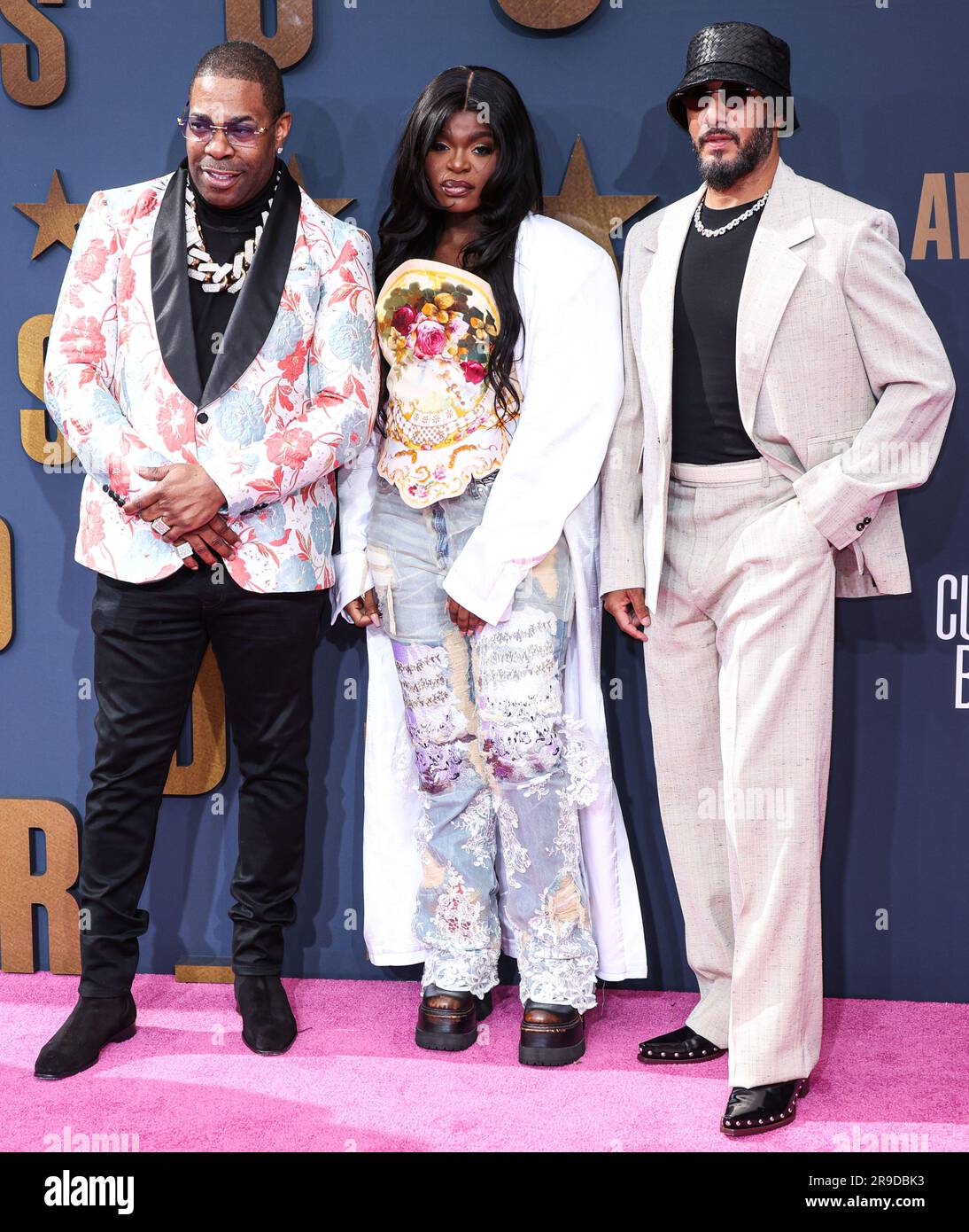 LOS ANGELES, CALIFORNIA, USA JUNE 25 Busta Rhymes, Scar Lip and
