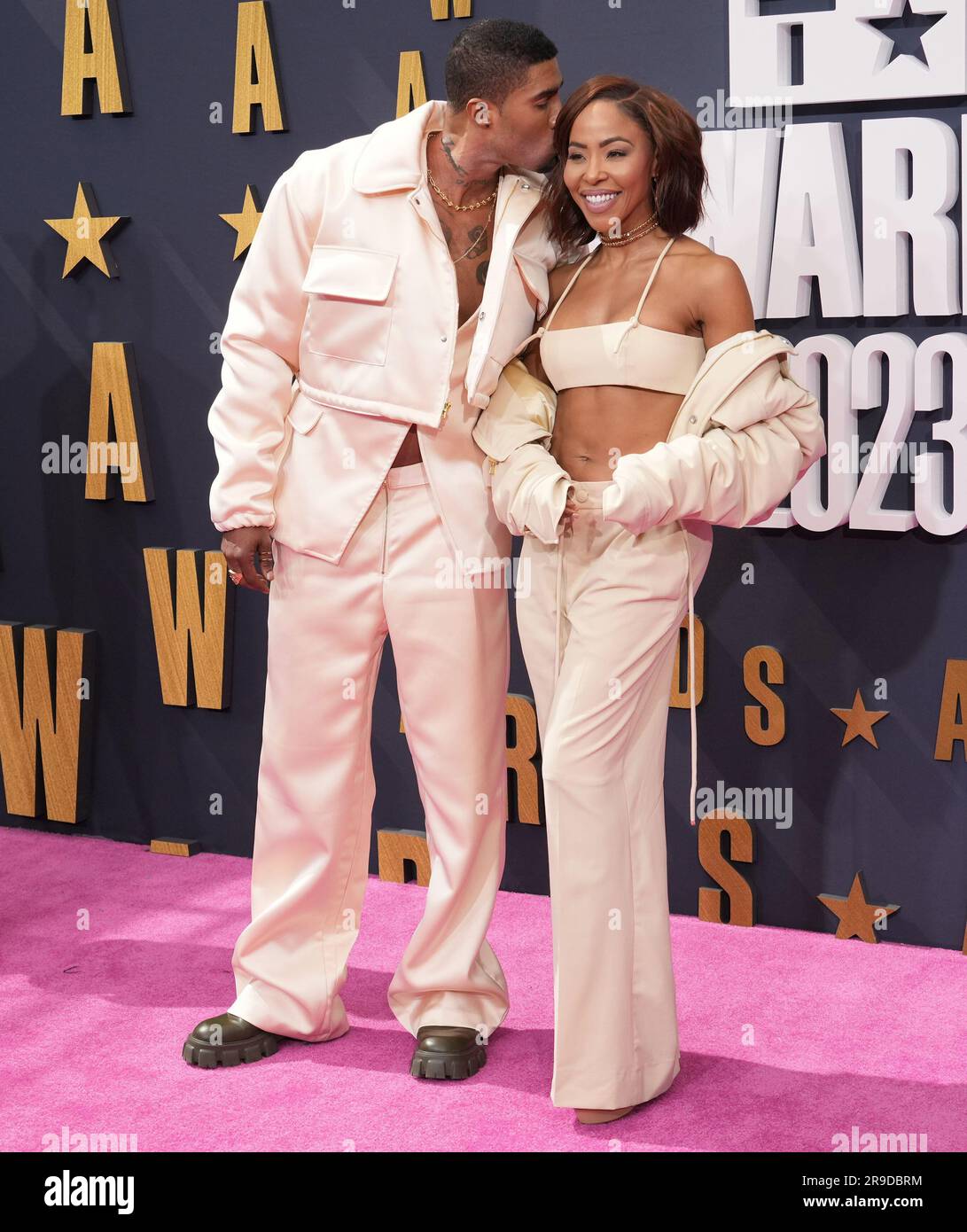 Los Angeles, USA. 25th June, 2023. (L-R) Skyh Alvester Black and KJ
