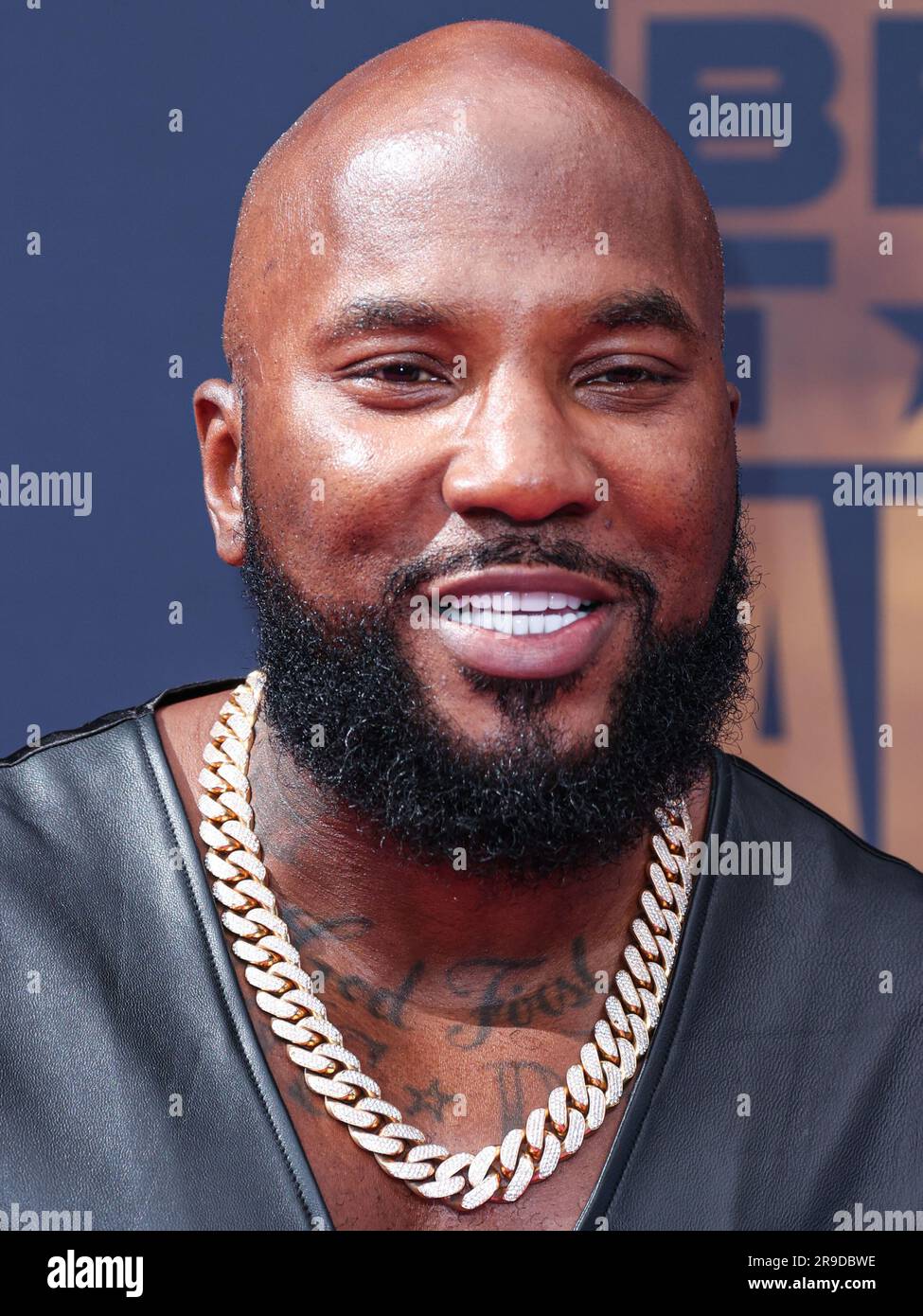 LOS ANGELES, CALIFORNIA, USA - JUNE 25: Jeezy arrives at the BET Awards 2023 held at Microsoft Theater at L.A. Live on June 25, 2023 in Los Angeles, California, United States. (Photo by Xavier Collin/Image Press Agency) Stock Photo