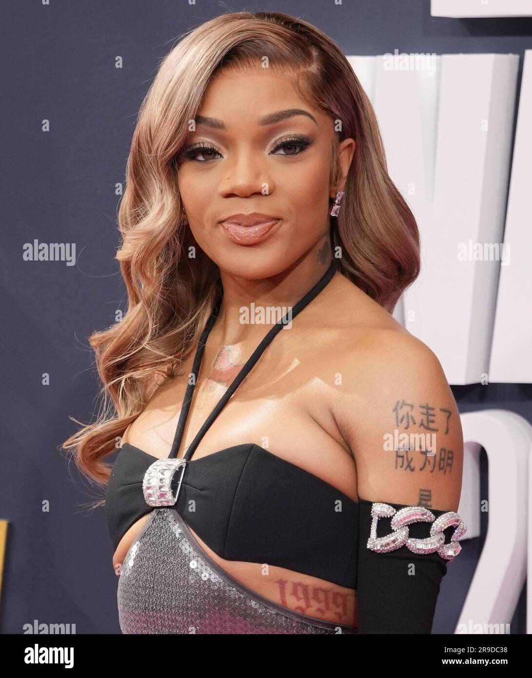Los Angeles, USA. 25th June, 2023. Glorilla arrives at the 2023 BET