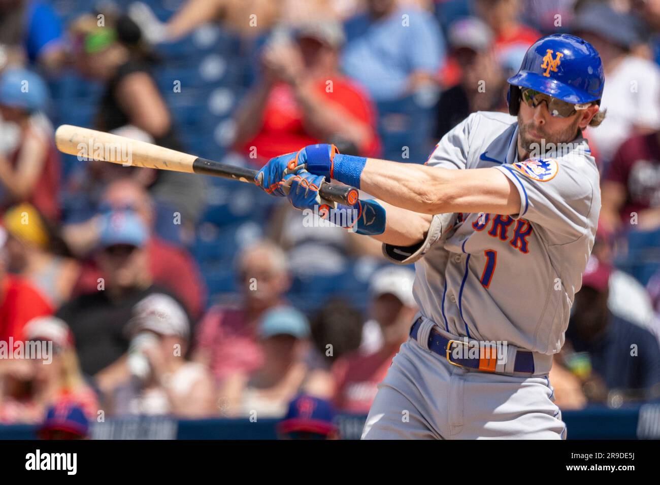 This is a 2023 photo of Jeff McNeil of the New York Mets baseball team.  This image reflects the Mets active roster as of Thursday, Feb. 23, 2023,  when this image was