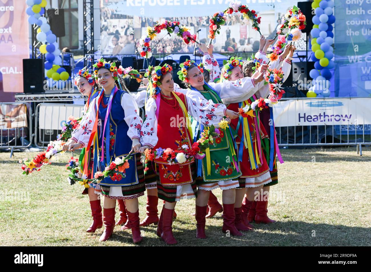 Gunnersbury Park, London, UK. June 25 2023. ACAA Refugee Week focused