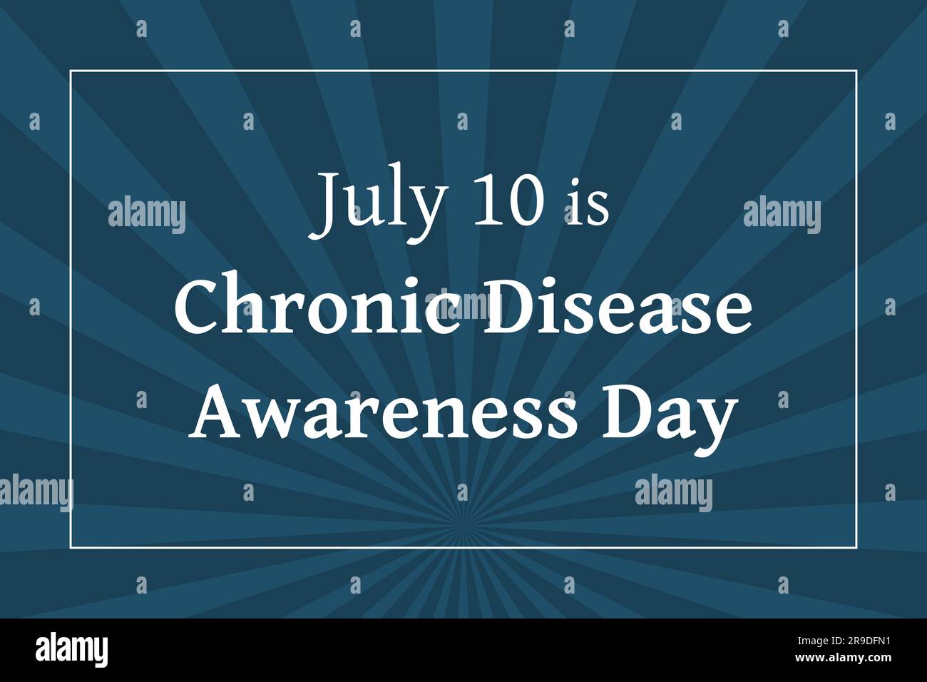 Social media announcement poster sign for Chronic Disease Awareness Day