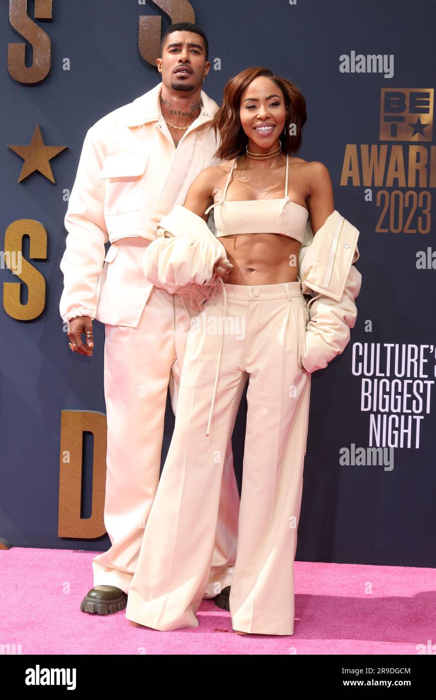 LOS ANGELES - JUN 25: Skyh Black, KJ Smith at the 2023 BET Awards