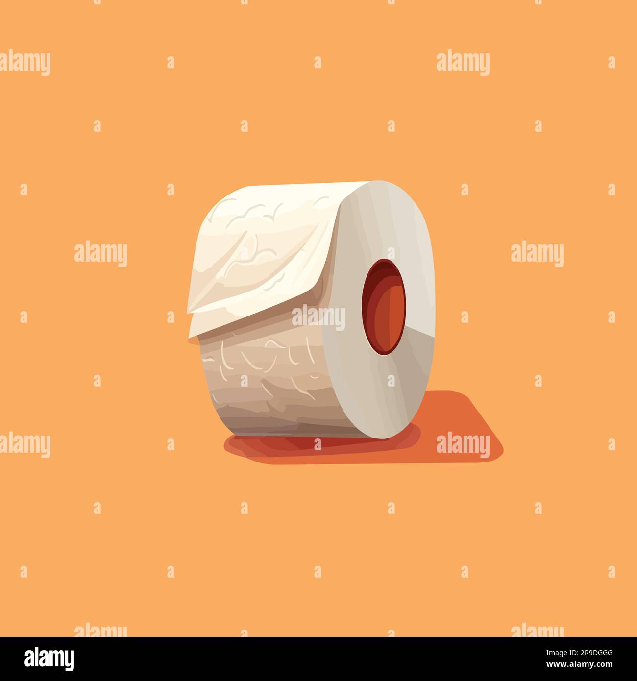 Toilet paper stack vector isolated Stock Vector Image & Art Alamy