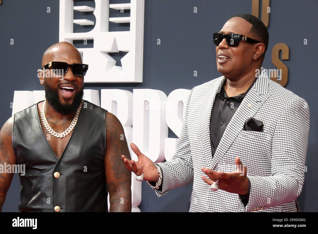LOS ANGELES JUN 25 Jeezy, Master P at the 2023 BET Awards Arrivals