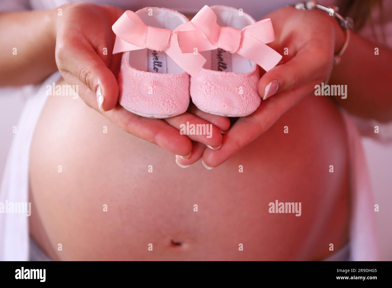 Pregnancy - Newborn Stock Photo