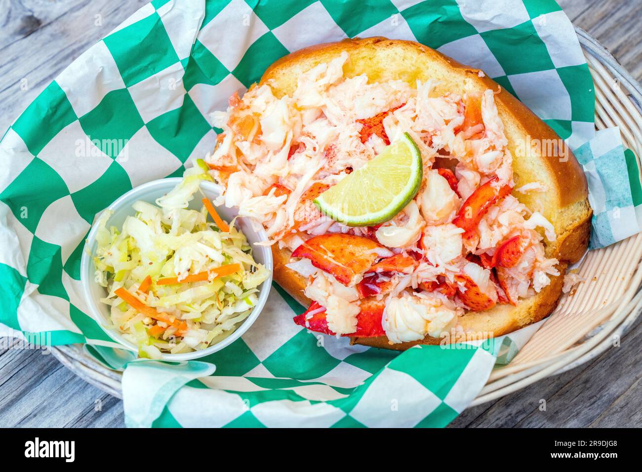 Key Lime Lobster Role, Lobster Shack Key West, Florida, USA Stock Photo