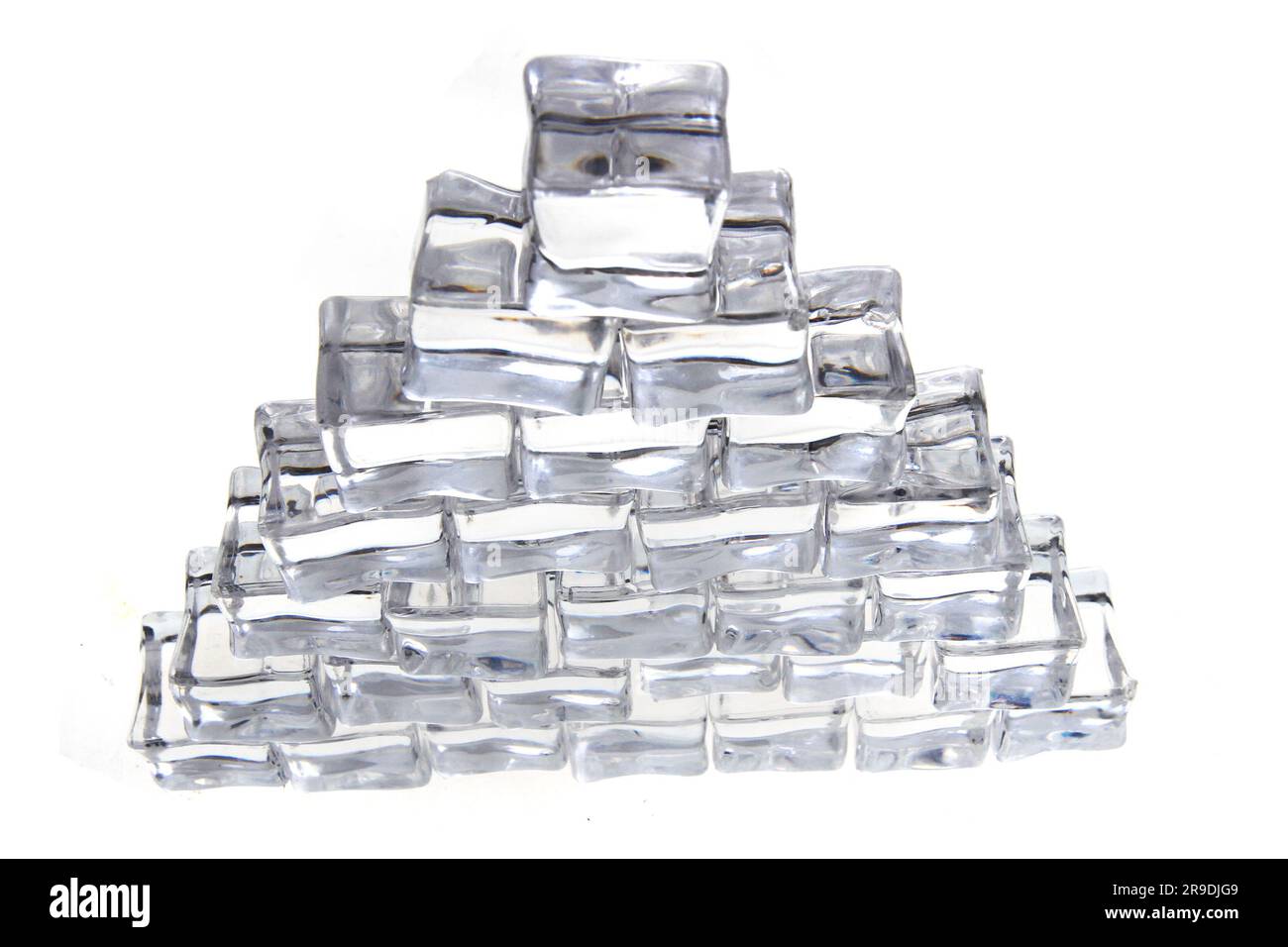 ice cubes isolated on the white background Stock Photo - Alamy