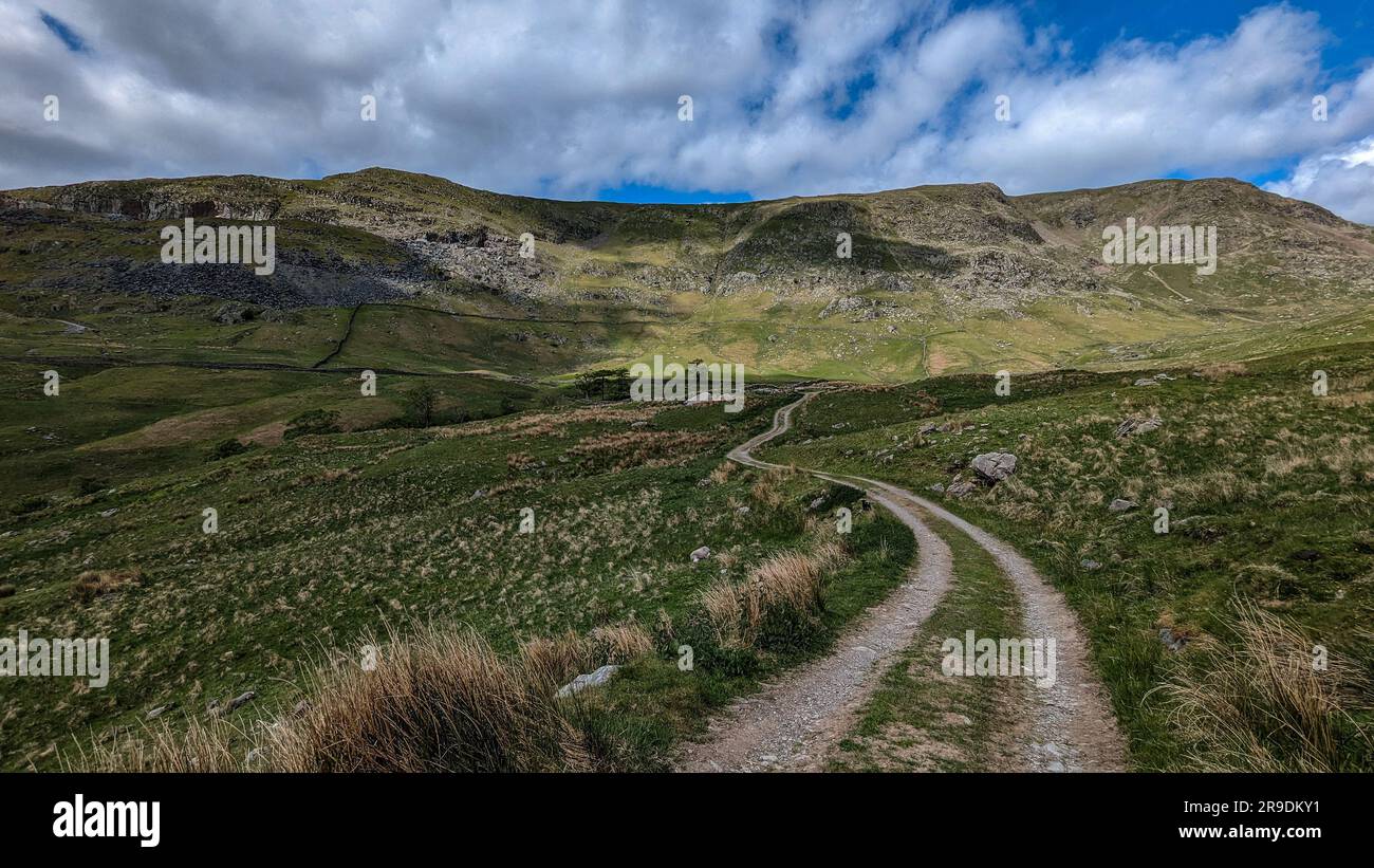 Lake District Landscape around Ambleside, Windemere and Grasmere walk