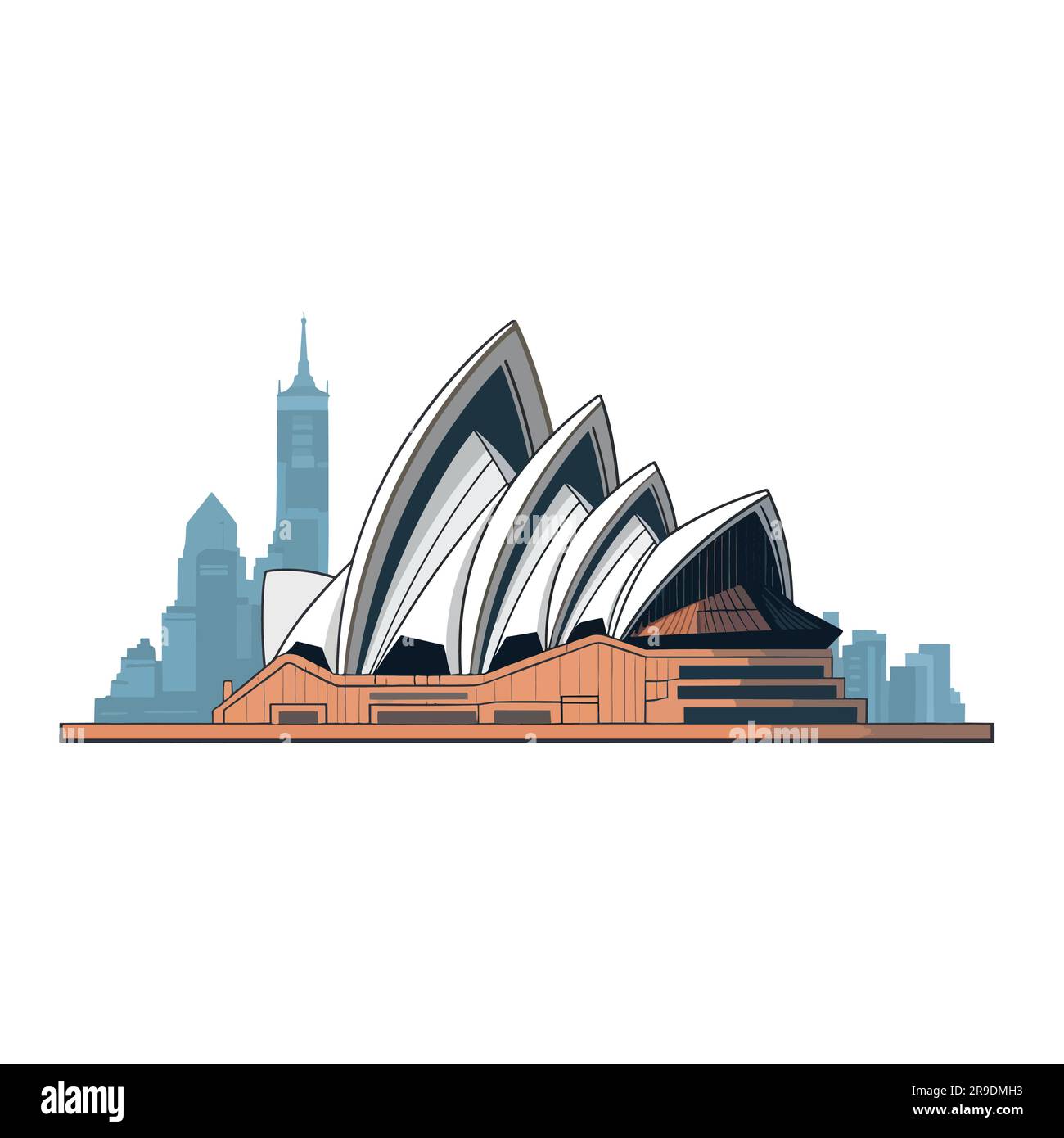 Sydney opera house vector isolated Stock Vector Image & Art - Alamy