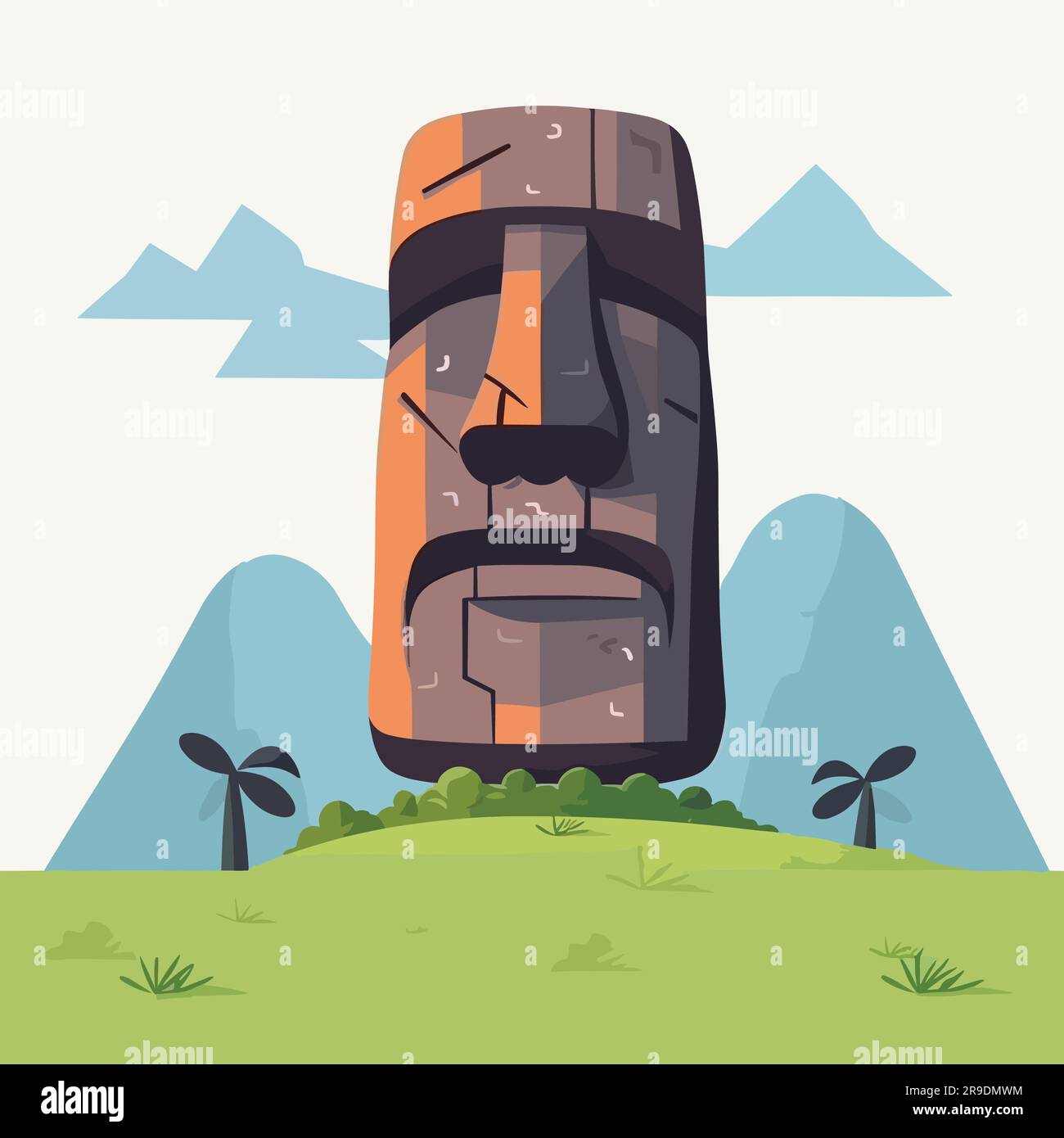 Moai vector icon. Modern vector illustration concepts. Easy to edit and  customize Stock Vector Image & Art - Alamy