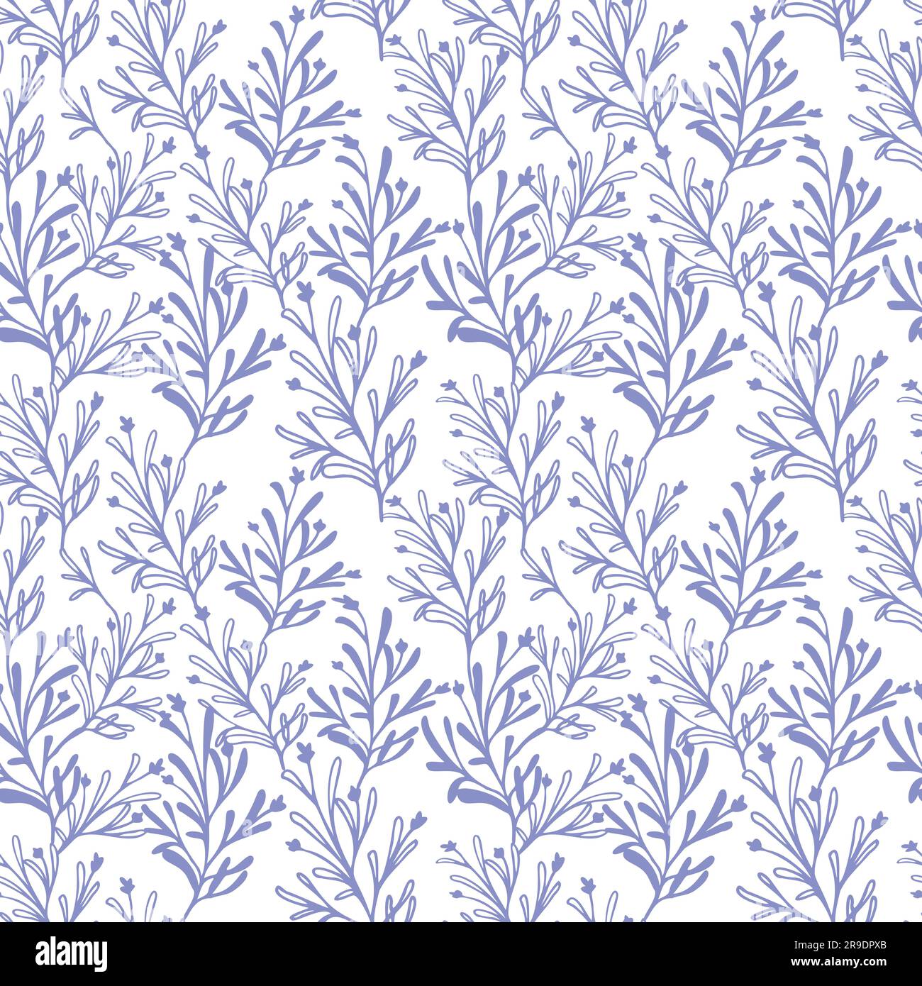 Leaves seamless pattern for surface design, for textile paper or ...