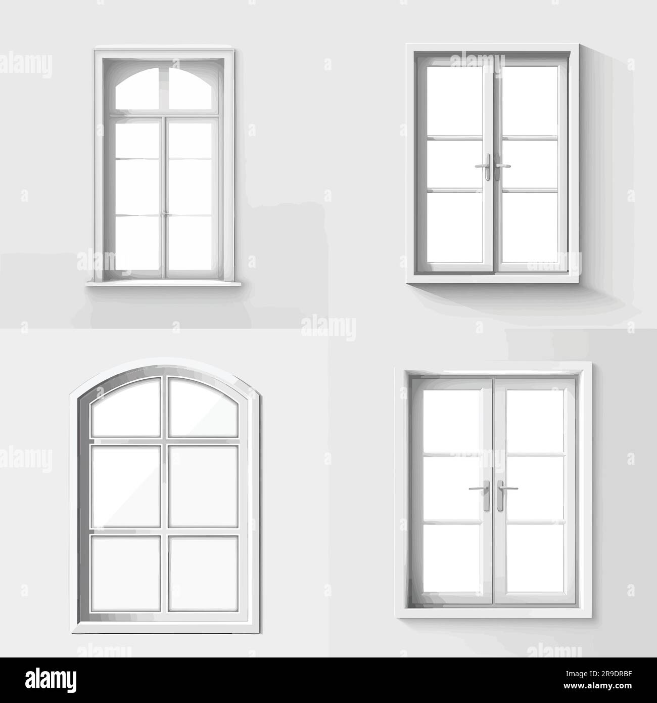 Empty door frames Stock Vector Images - Alamy