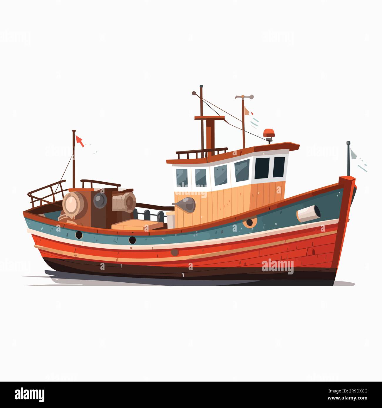 fishing boat vector