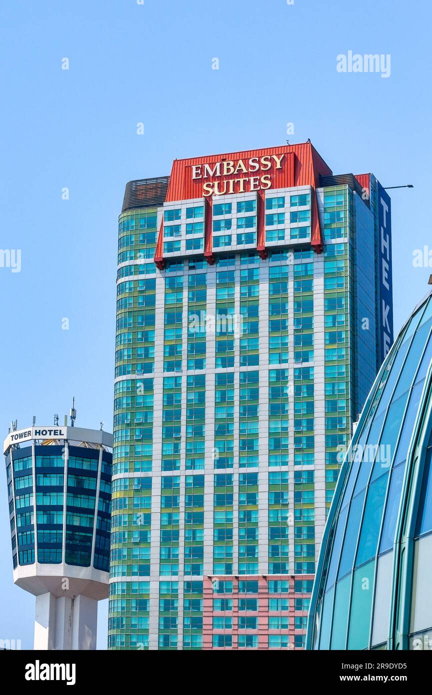 Niagara Falls, Ontario, Canada June 17, 2023 Exterior architecture