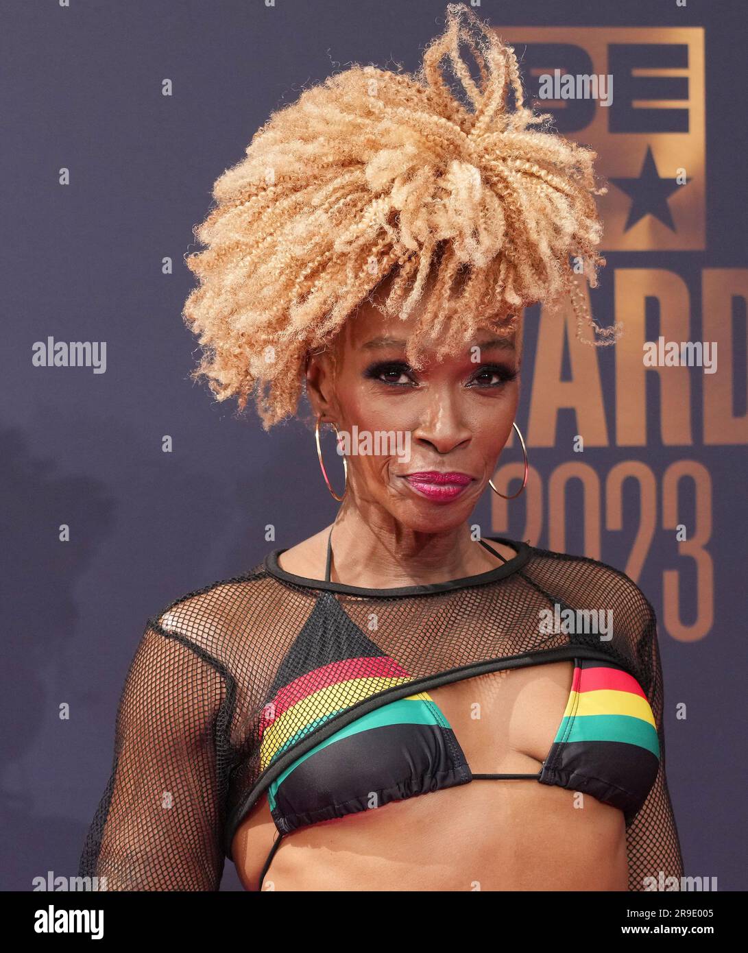 Los Angeles, USA. 25th June, 2023. Patra arrives at the 2023 BET Awards