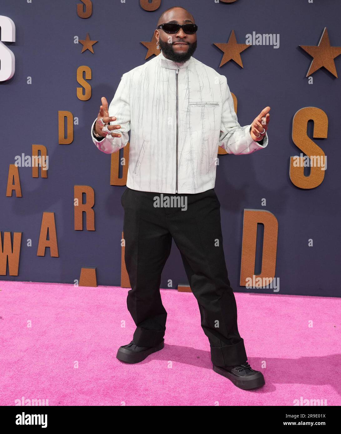 Los Angeles, USA. 25th June, 2023. Davido arrives at the 2023 BET