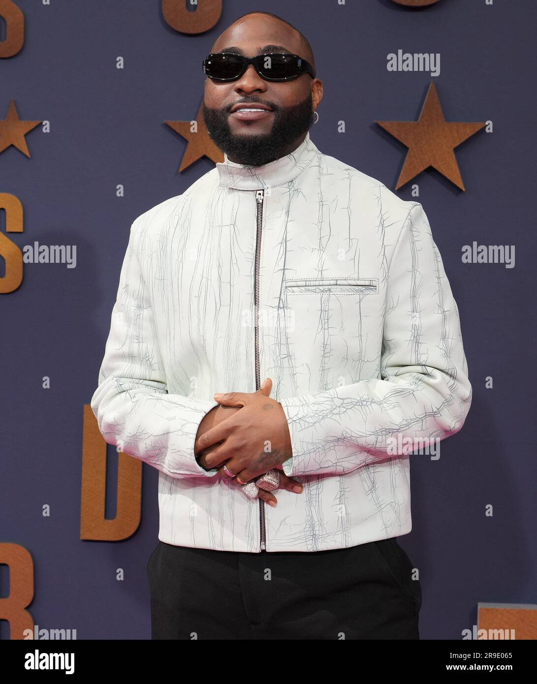 Los Angeles, USA. 25th June, 2023. Davido arrives at the 2023 BET