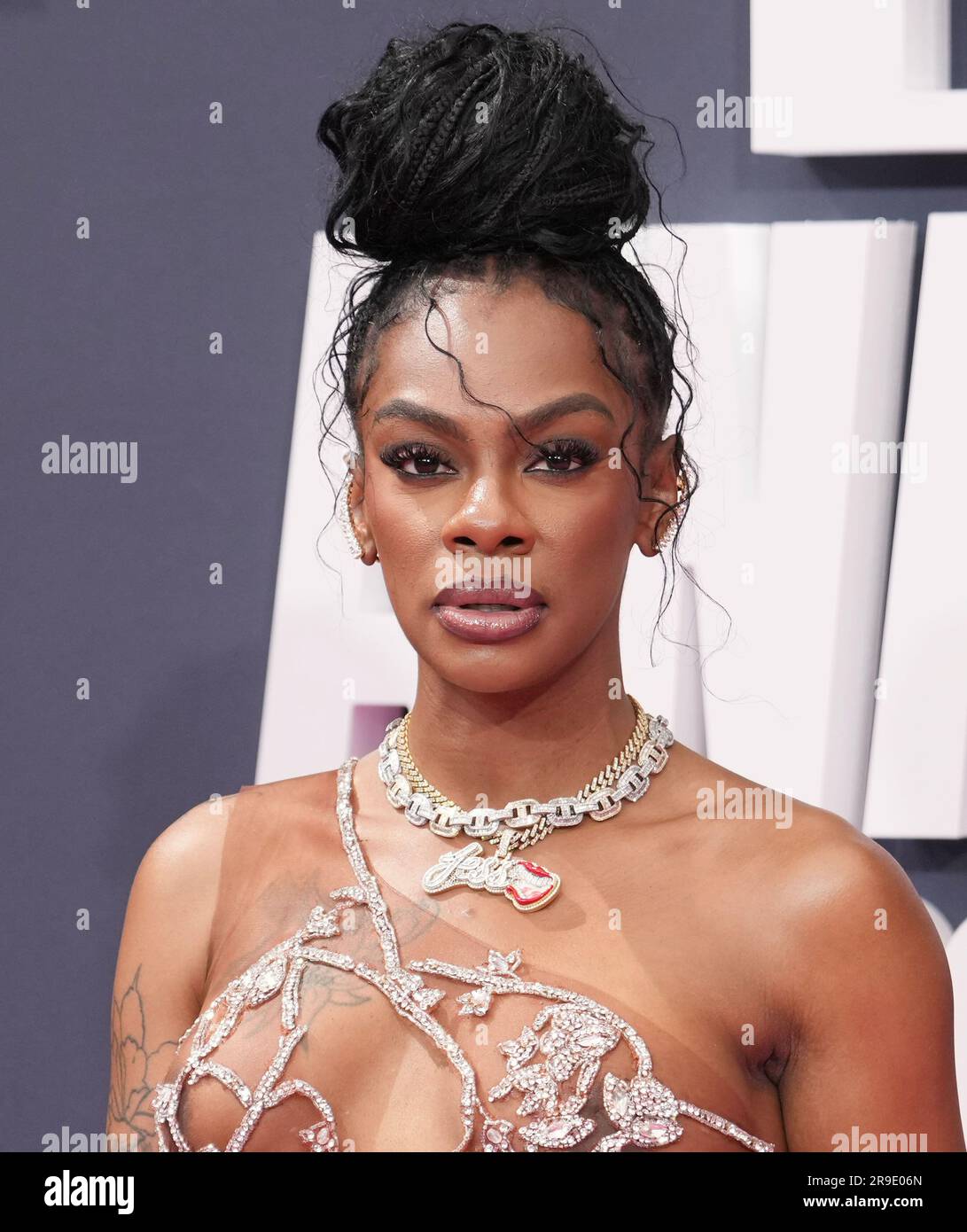 Los Angeles, USA. 25th June, 2023. Jess Hilarious arrives at the 2023 BET Awards held at the Microsoft Theater in Los Angeles, CA on Sunday, ?June 25, 2023. (Photo By Sthanlee B. Mirador/Sipa USA) Credit: Sipa USA/Alamy Live News Stock Photo