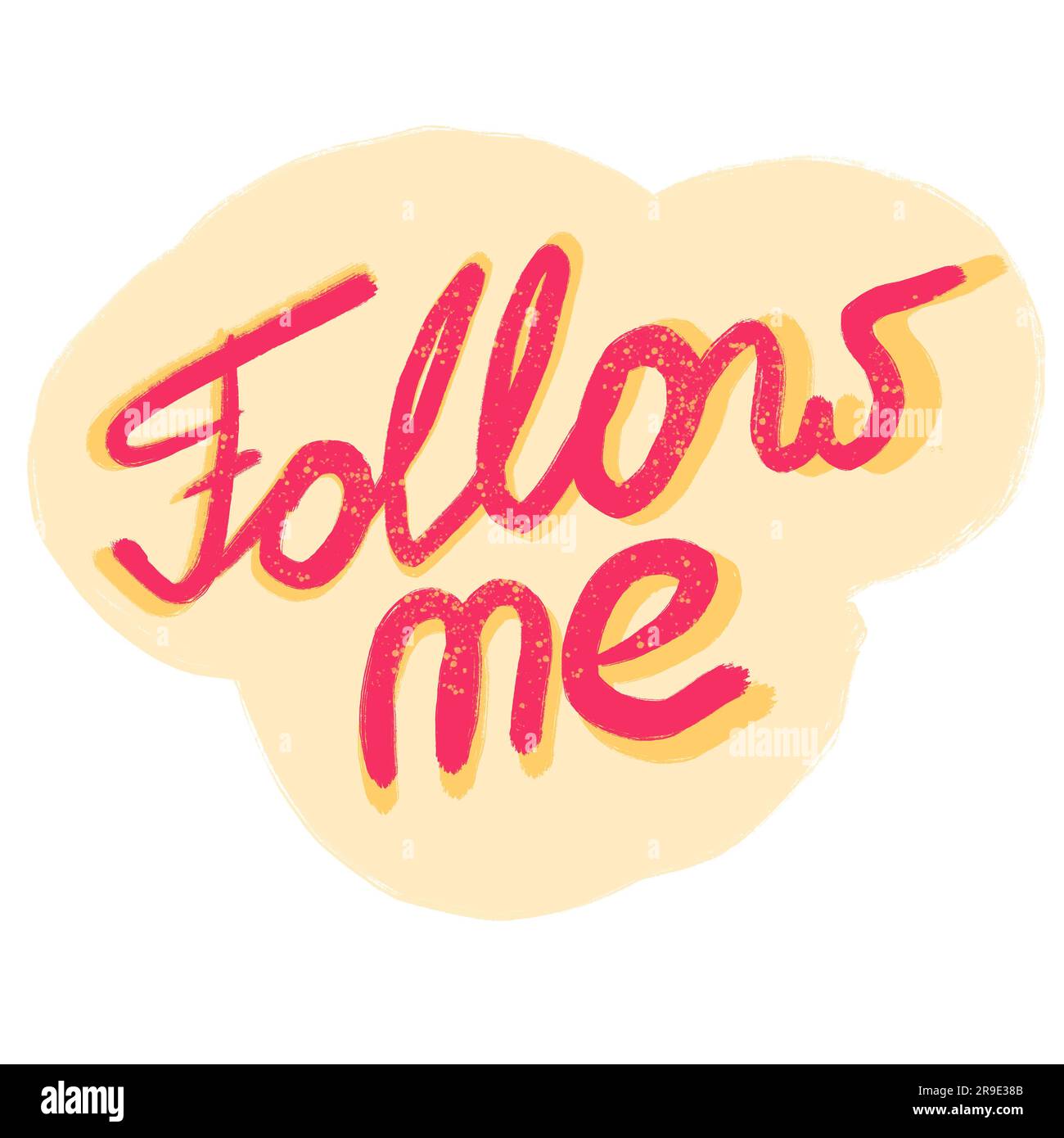 Follow Me text Button. Follow Me Sign Icon Label Sticker Web Buttons  23362620 Vector Art at Vecteezy