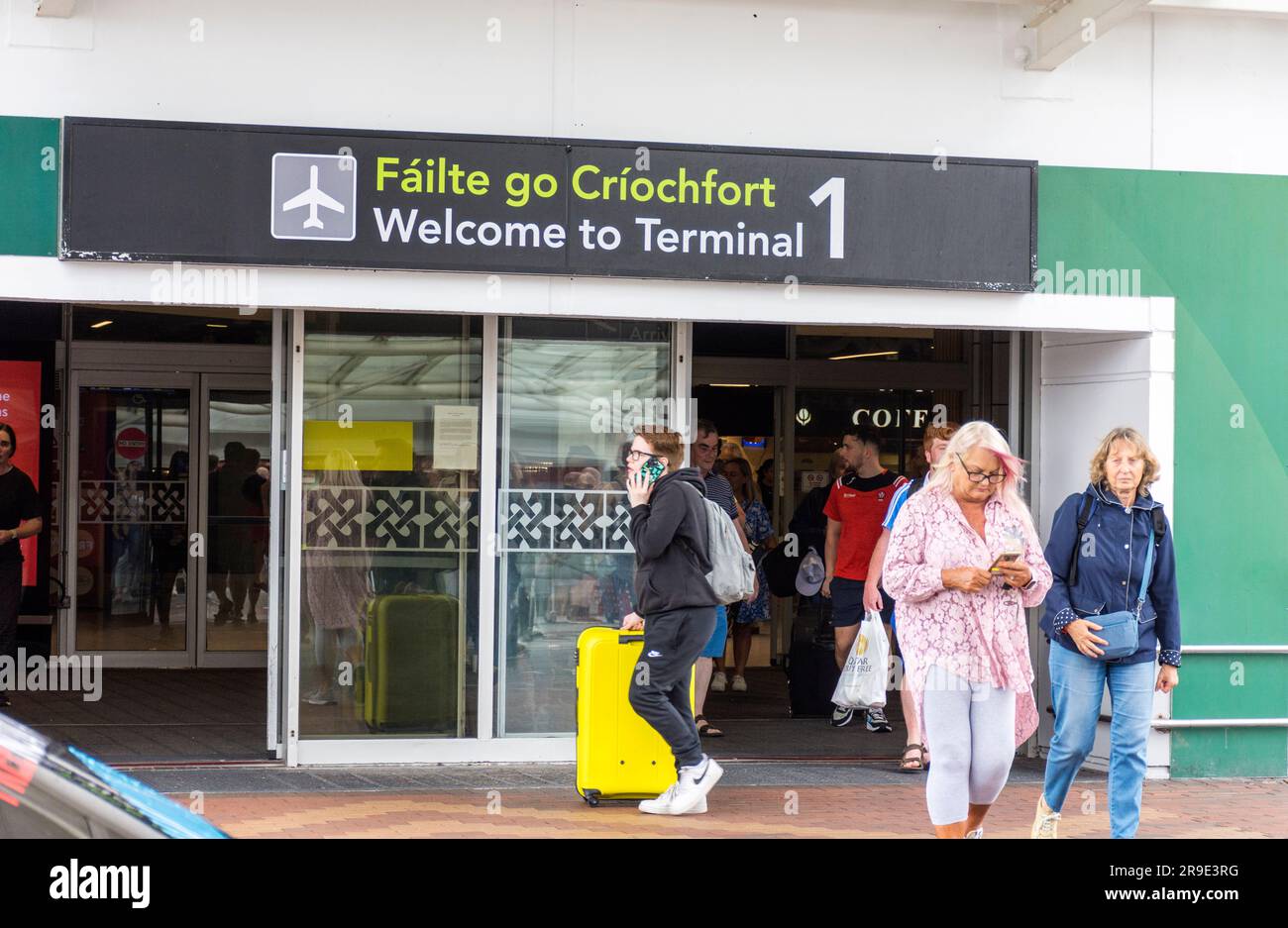 Dublin Airport, terminal one arrivals level. Ireland Stock Photo Alamy
