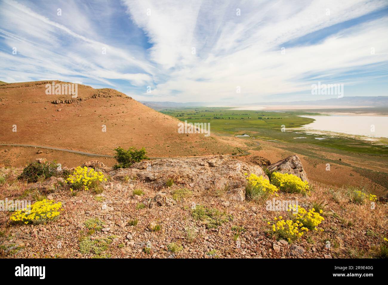 Surprise Valley in the extreme northeastern corner of California is about 60 miles long and is a
