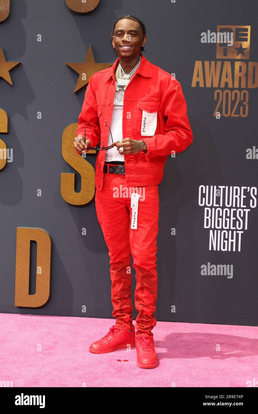 Los Angeles, CA. 25th June, 2023. Soulja Boy at arrivals for BET Awards Los Angeles, CA. 25th June, 2023. Soulja Boy at arrivals for BET Awards