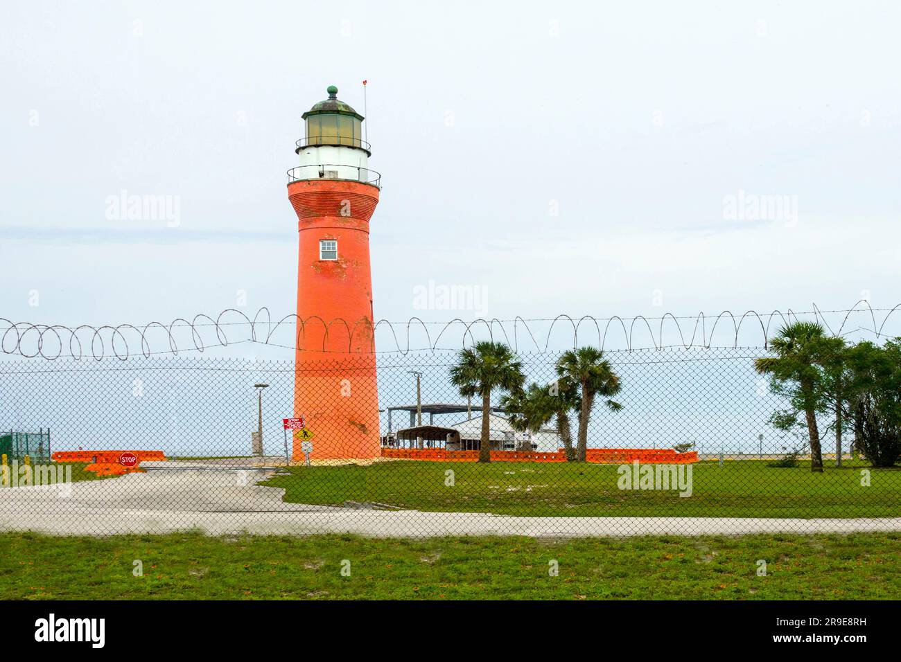 St Johns River lighthouse Jacksonville FL saint Stock Photo
