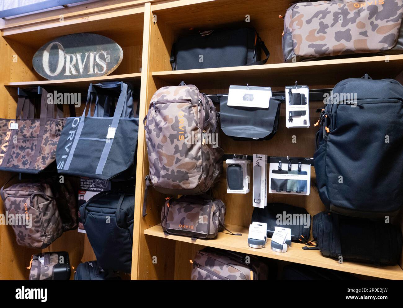 Orvis Fifth Avenue Store Interior, New York City, USA Stock Photo