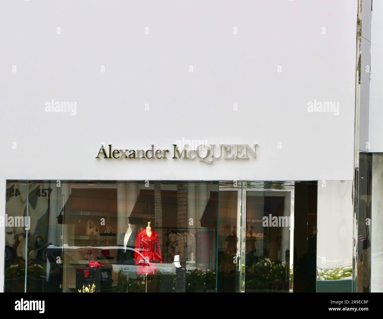 London, England, UK. Alexander McQueen flagship shop in Old Bond Street  Stock Photo - Alamy