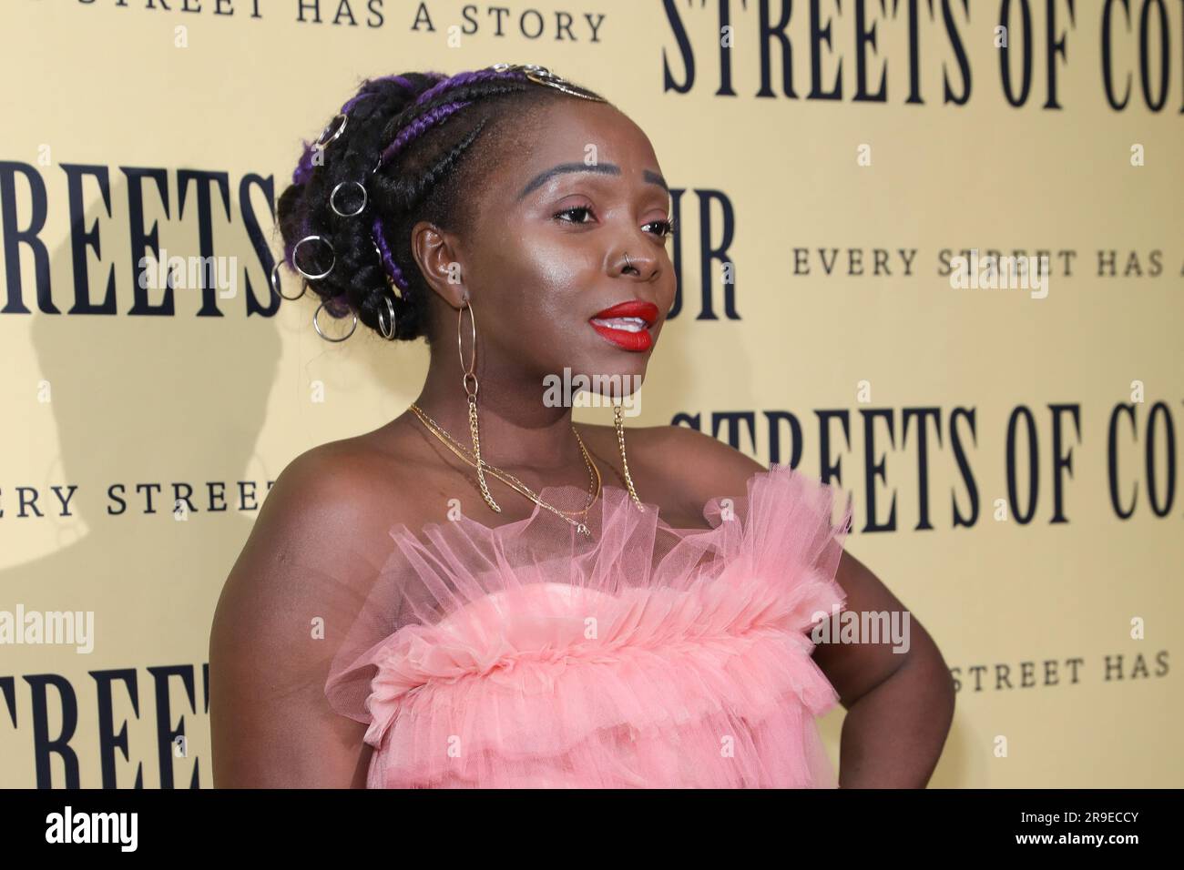 June 26, 2023 SUZAN MUTESI attends the World Premiere of 'Streets of