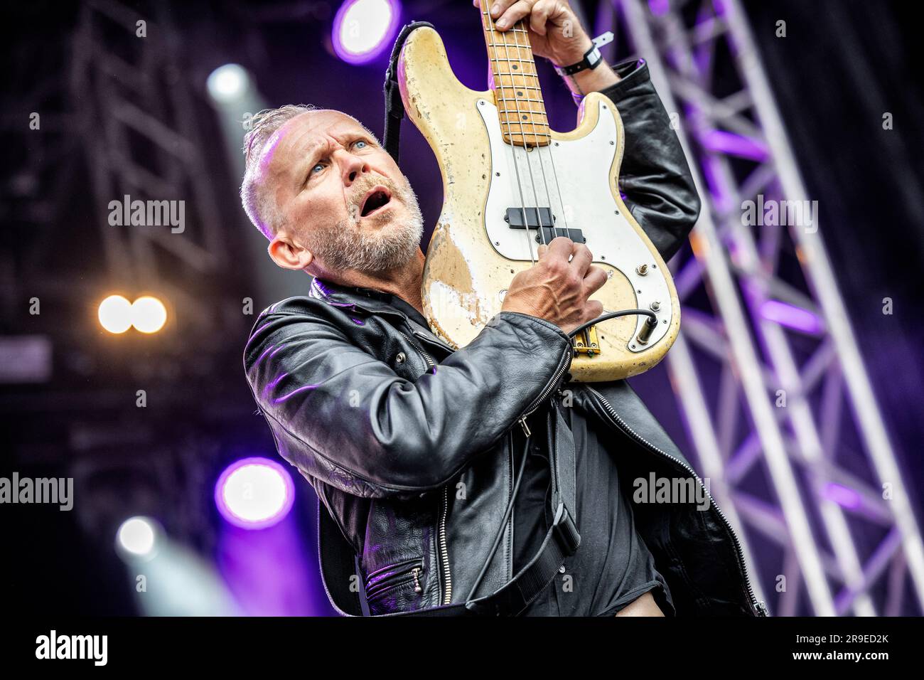 Oslo, Norway. 21st, June 2023. The Swedish rock band Sator performs a