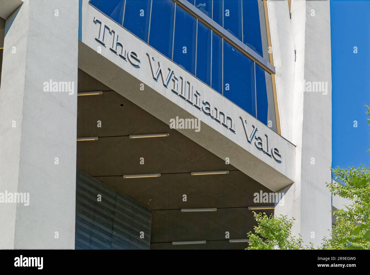 The William Vale hotel rises over trussenclosed office floors, which