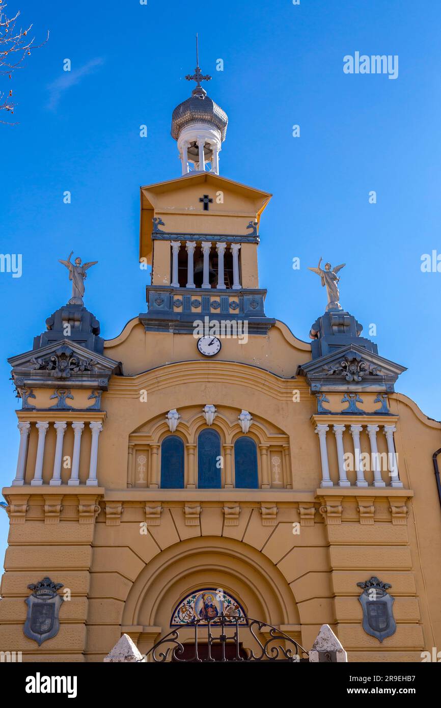 Salamanca, Spain-FEB 20, 2022: Sacred Heart of the Daughters of Jesus School in Salamanca, Spain. Stock Photo