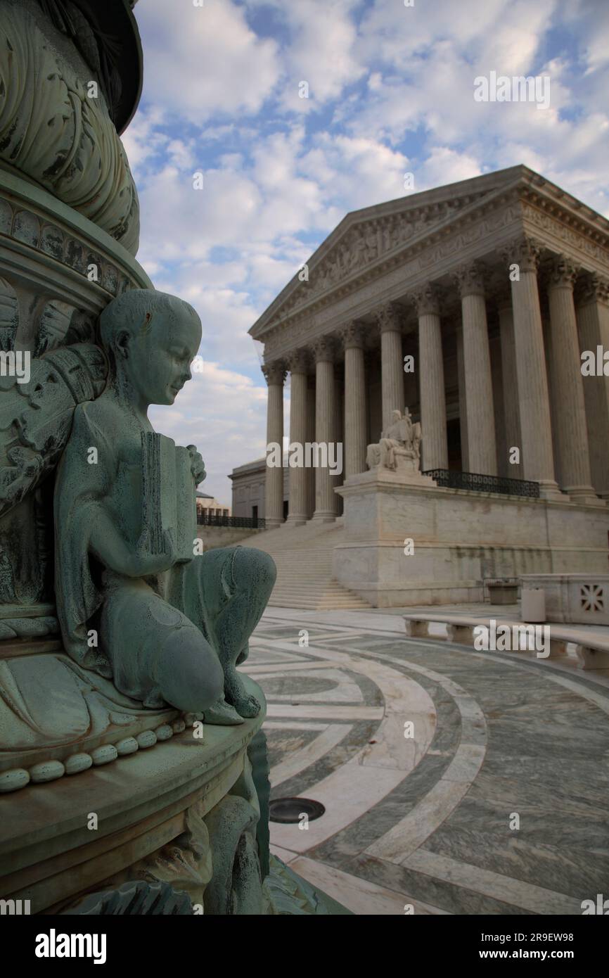 The US Supreme Court, the highest judicial body in the United States. Washington DC. Stock Photo