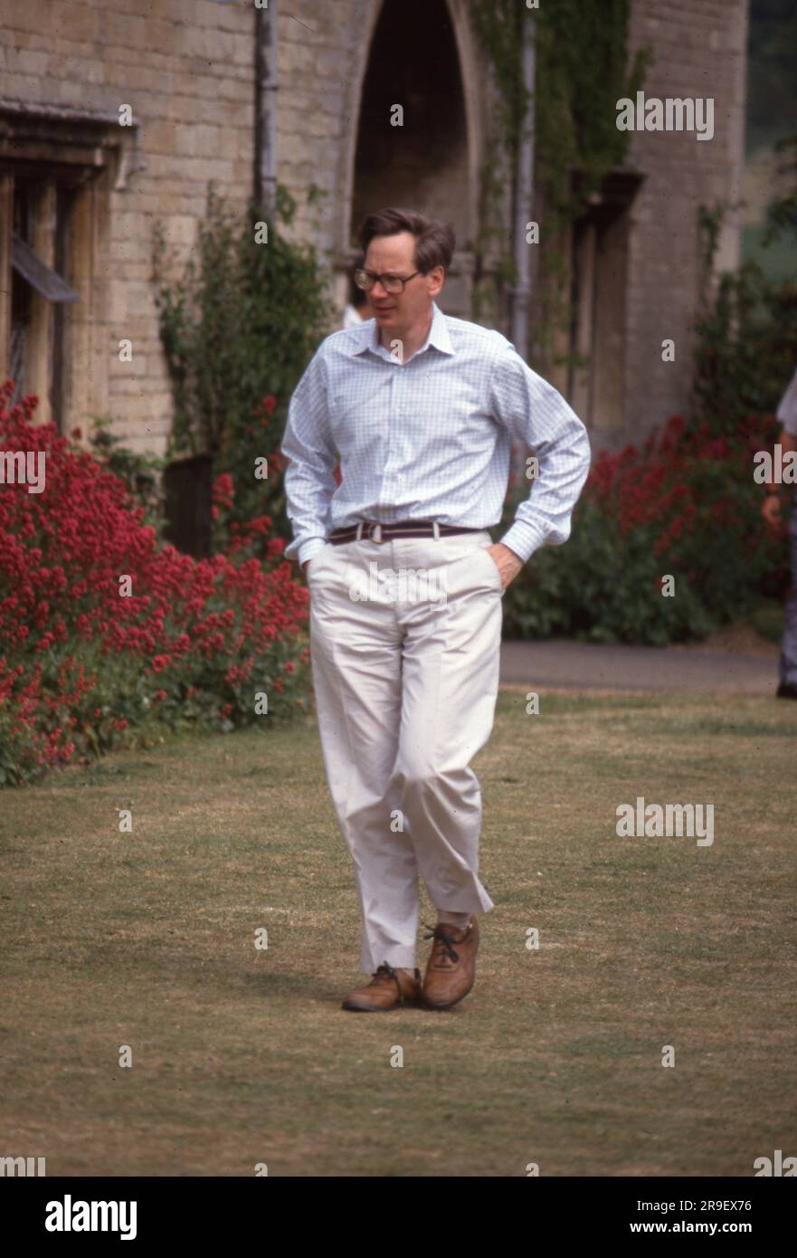 27 May 1990 The Duke of Gloucester at Barnwell Manor Photo by The