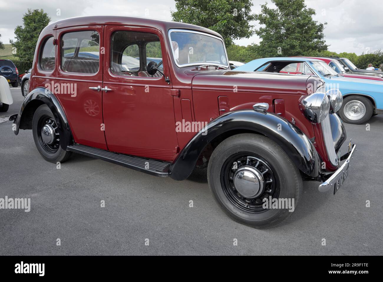 Austin Cambridge 10 Ten Hp 1938 Vintage English Classic Car Stock Photo 