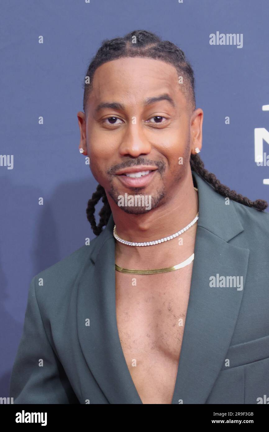 Brandon T. Jackson at the 2023 BET Awards held at the Microsoft Theater