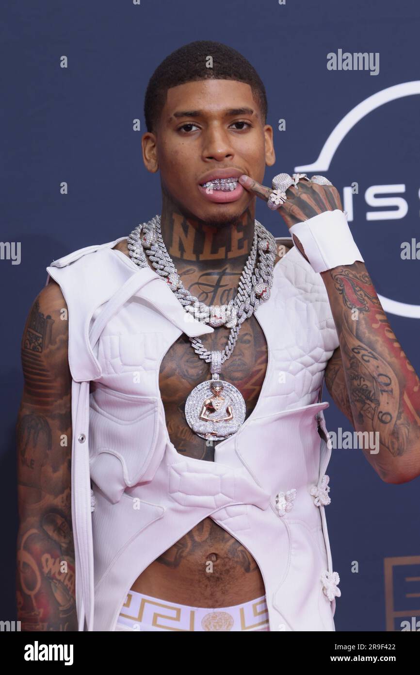 NLE Choppa at the 2023 BET Awards held at the Microsoft Theater on
