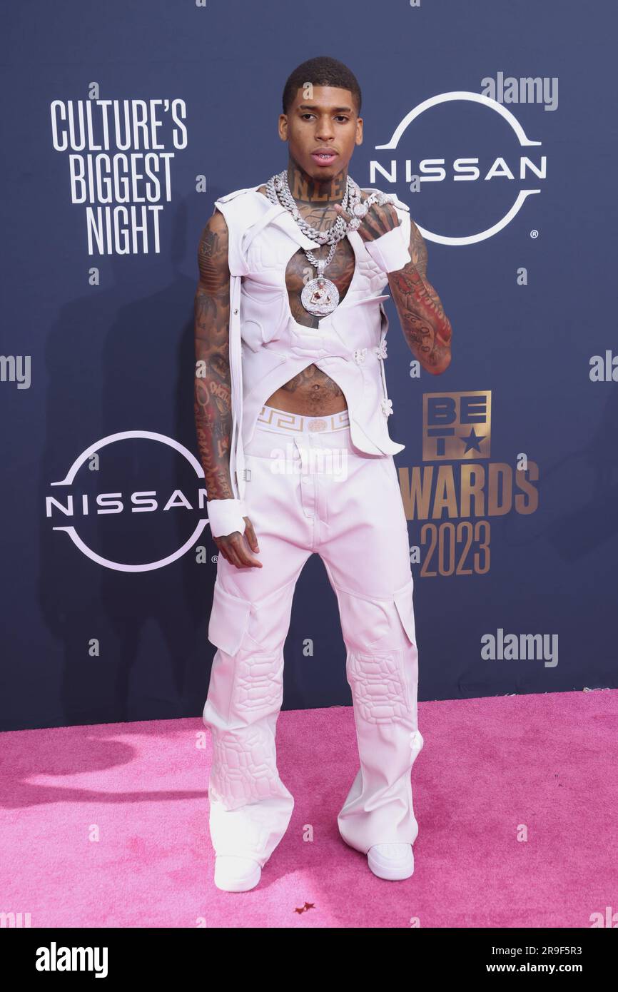 Los Angeles, California. 25/06/2023, NLE Choppa at the 2023 BET Awards