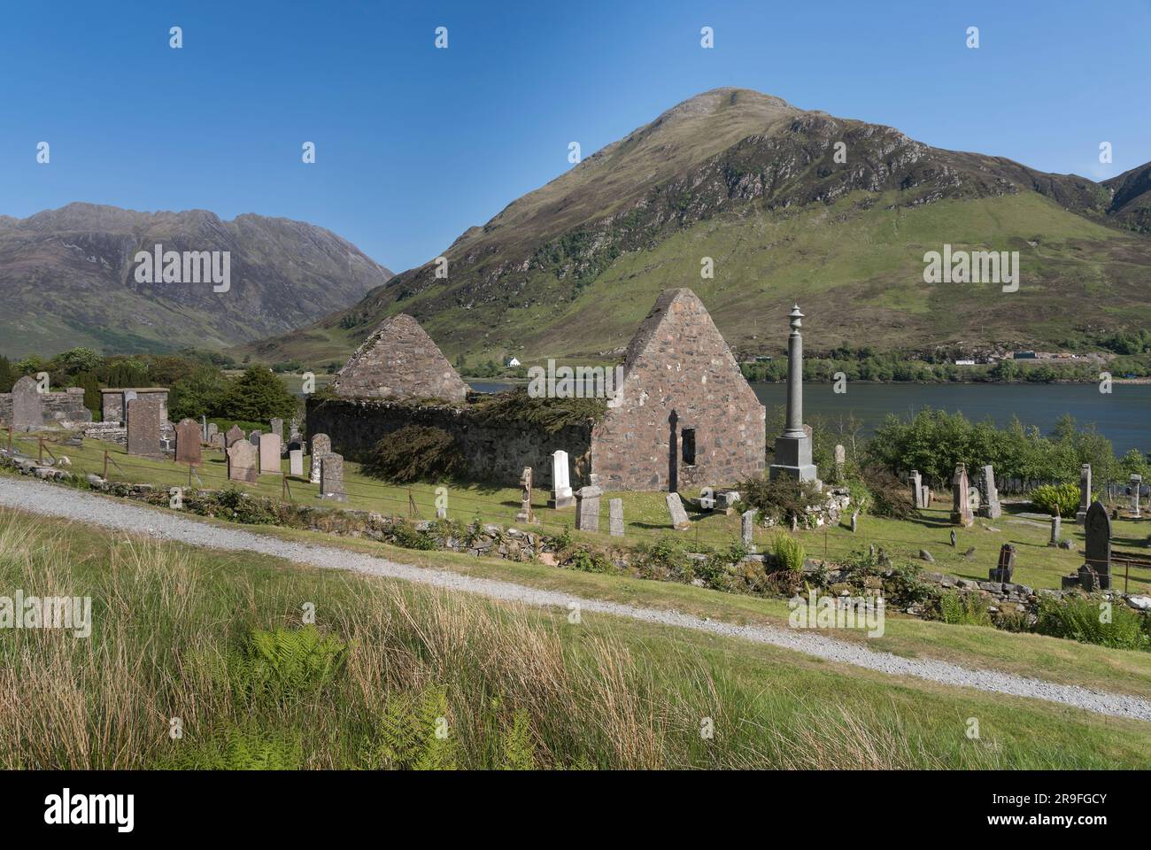 St Dubhthac's Church in the western highlands of scotland. Stock Photo