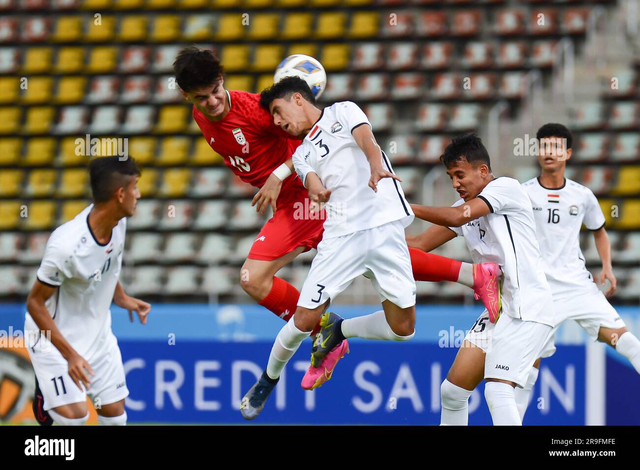 Bangkok,Thailand.25th June,2023.The AFC U-17 Asian Cup Quarter Final ...