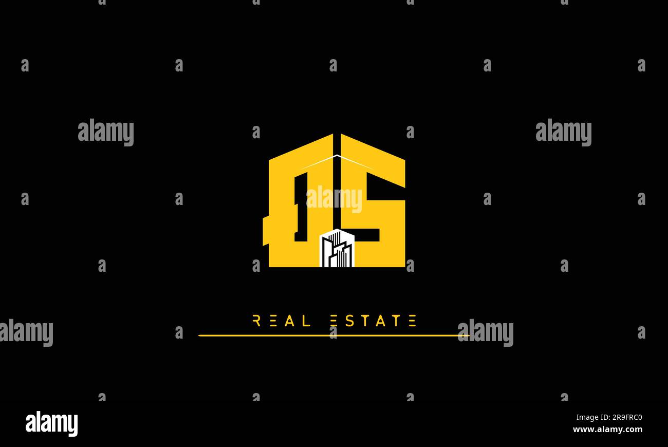 Qs real estate logo hires stock photography and images Alamy