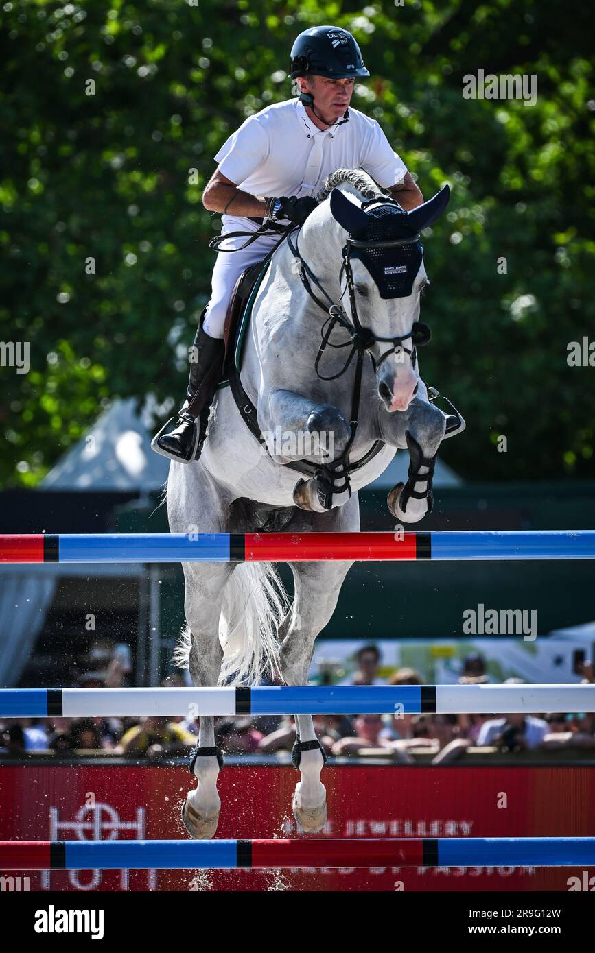 Denis LYNCH of Ireland riding Iberio during the Longines Paris Eiffel Jumping 2023